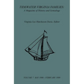 Tidewater Virginia Families: A Magazine of History and Genealogy, Volume 7, May 1998-Feb 1999