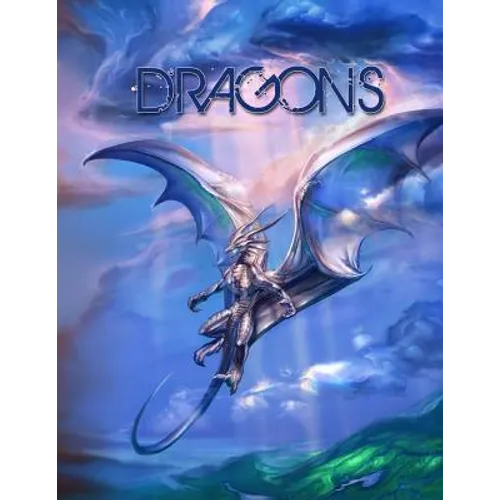 Dragons: Adult Coloring Book: Large, Stress Relieving, Relaxing Dragon Coloring Book for Adults, Grown Ups, Men & Women. 45 One