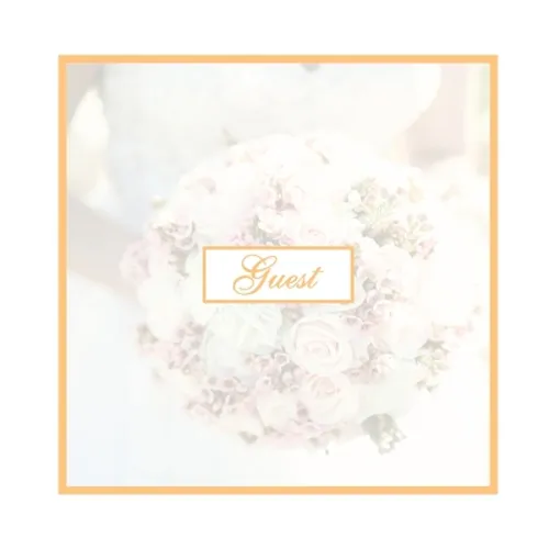 Guest Book for Wedding: Hardcover Guestbook With 110 Pages 8.5 x 8.5 Memory Sign In Book Keepsake For Wedding Guest, Engagement Party, Bridal Shower,