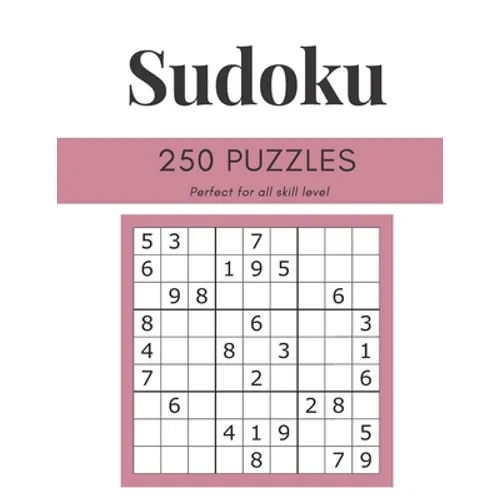 Sudoku Puzzle Book: 250 Medium to Very Hard Sudoku Puzzles for All Ages with Solutions
