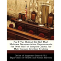 Pos-T-Vac Medical Did Not Meet Medicare Documentation Requirements for Over Half of Sampled Claims for Male Vacuum Erection Systems