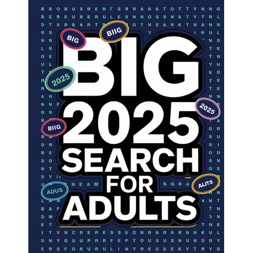 2025 Word Search for Adults Large Print Activity Book: Large Print Word Searches for Adults, Big Activity Book for Adults 2025
