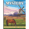 Mystery colors creative color by number & discover magic: An Adult Color by Number Mystery Coloring Book with Fun, Easy, and Relaxing.