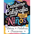Cuaderno de Caligrafía para Niños: Escribir Letra Cursiva en Español