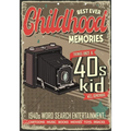 Best Ever Childhood Memories 1940s Word Search Entertainment: Things Only A 40s Kid Will Remember Word Search Book for Adults