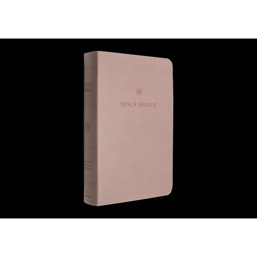 ESV Large Print Personal Size Bible, Red Letter (Trutone, Blush Rose)