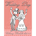 Wedding Day Coloring Book for kids 4-8