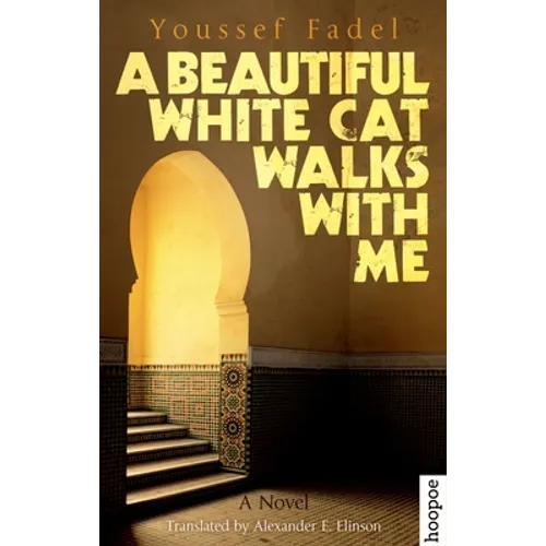 A Beautiful White Cat Walks with Me
