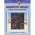 Creative Haven Magnificent Mosaics Stained Glass Coloring Book