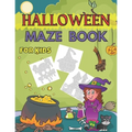 Halloween Maze Book for Kids: Smart and Funny Gift for Boys and Girls, Scary Puzzle Book for Kid