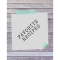 Favorite Recipes: Deluxe Recipe Binder