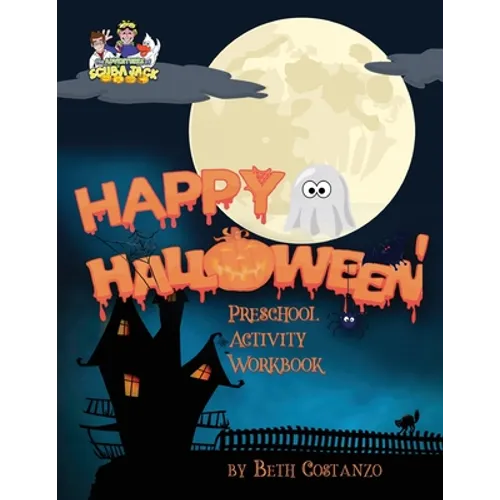 Happy Halloween Preschool Activity Workbook