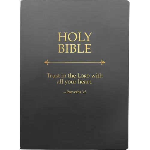 Kjver Holy Bible, Trust in the Lord Life Verse Edition, Large Print, Black Ultrasoft: (King James Version Easy Read, Red Letter, Proverbs 3:5)