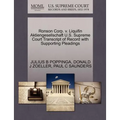 Ronson Corp. V. Liquifin Aktiengesellschaft U.S. Supreme Court Transcript of Record with Supporting Pleadings