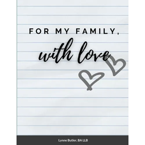 For My Family, With Love - Paperback
