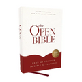 The Open Bible: Read and Discover the Bible for Yourself (Nkjv, Hardcover, Red Letter, Comfort Print)