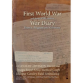 4 CAVALRY DIVISION Divisional Troops Royal Army Medical Corps Jodhpur Cavalry Field Ambulance: 1 January 1917 - 28 February 1918 (First World War, War