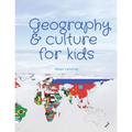 Geography & culture for kids: coloring maps book for kids: 8.5x11 inch 21.5x27.94 cm 40 pages coloring notebook design in Matte cover