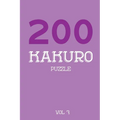 200 Kakuro Puzzle Vol 7: Cross Sums Puzzle Book, hard,10x10, 2 puzzles per page