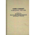 Family Therapy: A Bibliography, 1937-1986