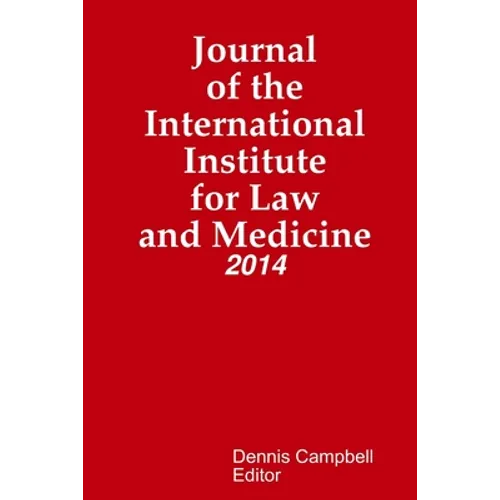 Journal of the International Institute for Law and Medicine