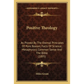 Positive Theology: As Proved By The Eternal Principles Of Pure Reason, Facts Of Science, Metaphysics, Common Sense And The Bible (1895)