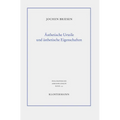 Asthetische Urteile Und Asthetische Eigenschaften: Sprachphilosophische Und Metaphysische Uberlegungen