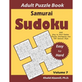 Samurai Sudoku Adult Puzzle Book: 500 Easy to Hard Sudoku Puzzles Overlapping into 100 Samurai Style: Keep Your Brain Young