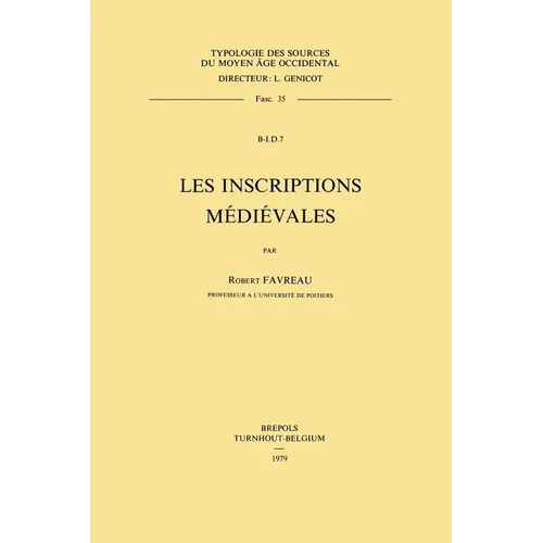Les Inscriptions Medievales