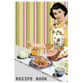 Recipe book: Vintage Cookbook template Recipe Cards