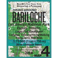 Hiking Around Bariloche Map 4 Los Alerces National Park, Esquel, Trevelin, Lago Futalaufquen Complete Trekking/Hiking/Walking Topographic Map Atlas Ar