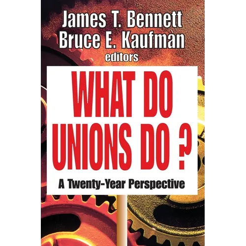 What Do Unions Do?: A Twenty-year Perspective
