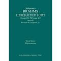 Liebeslieder Suite from Opp.52 and 65: Vocal score