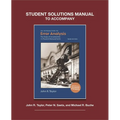 Student Solutions to Accompany Taylor's an Introduction to Error Analysis, 3rd Ed