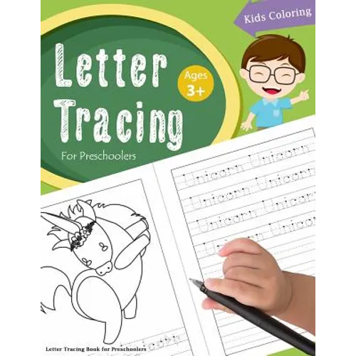 Letter Tracing Book for Preschoolers: Letter Tracing Books for Kids Ages 3-5, Letter Tracing Workbook, Alphabet Writing Practice.Learning the easy wor