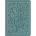 ESV Single Column Journaling Bible, Large Print (Trutone, Paris Sky, Judges 5:3 Design)