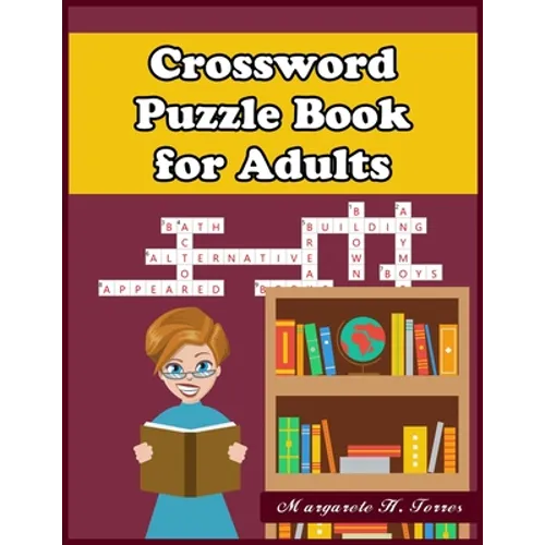 Crossword Puzzle Book for Adults: 101 Large-Print Crossword Puzzle Book for Adults