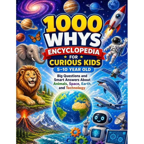 1000 Whys Encyclopedia for Curious Kids (5-10 years old): Big Questions and Smart Answers about Animals, Space and Technology