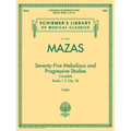 75 Melodious and Progressive Studies Complete, Op. 36: Schirmer Library of Classics Volume 2092