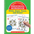 Wipe-Clean Preschool Workbook - Pre-K Practice for Letters, Numbers, and Fine Motor Skills: Write, Draw, Trace, and Erase!