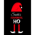 Santa's Favorite Ho: Ho Ho Ho Holiday Notebook To Write In Funny Holiday Santa Jokes, Quotes, Memories & Stories With Blank Lines, Ruled, 8.5"x11", 12