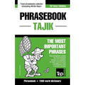 English-Tajik phrasebook and 1500-word dictionary
