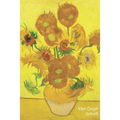 Van Gogh Schrift: Zonnebloemen Trendy & Hip Notitieboek Ideaal Voor School, Studie, Recepten of Wachtwoorden