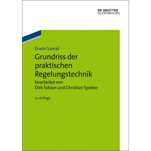 Grundriss der praktischen Regelungstechnik
