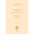 Dictionnaire Deme (Tchad). Precede de Notes Grammaticales
