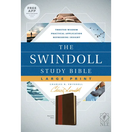 The Swindoll Study Bible NLT, Large Print