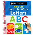 Brain Games Wipe-Off - Learn to Write: Letters (Kids Ages 3 to 6)