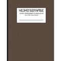 MILLIMETERPAPIER 120 Seiten / Mathematikpapier /vier Quadrate pro Zoll 8.5 x 11 Zoll / 21.59 x 27.94 cm