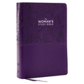 Kjv, the Woman's Study Bible, Purple Leathersoft, Red Letter, Full-Color Edition, Comfort Print: Receiving God's Truth for Balance, Hope, and Transfor