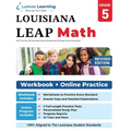 LEAP Test Prep: 5th Grade Math Practice Workbook and Full-length Online Assessments: LEAP Study Guide